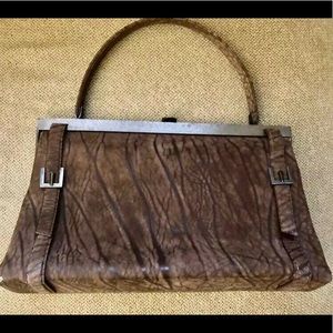 Brown Loewe leather purse. Great Condition!